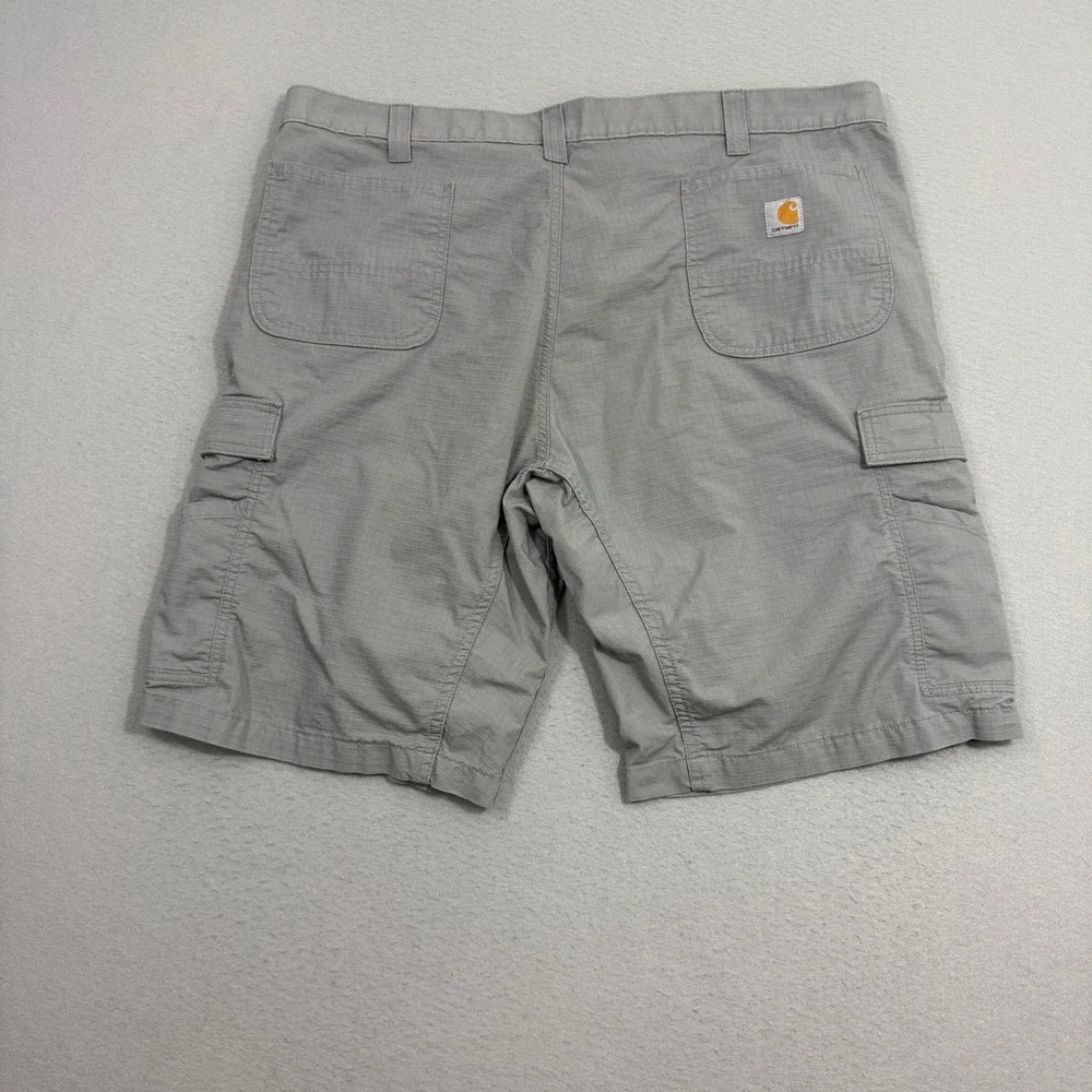 Carhartt Cargo Short Mens 44 Gray Force Broxton Relaxed Fit Ripstop 103543-066